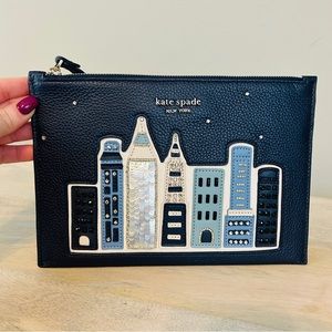 Kate Spade "On Purpose" Skyline Pouch, NWT